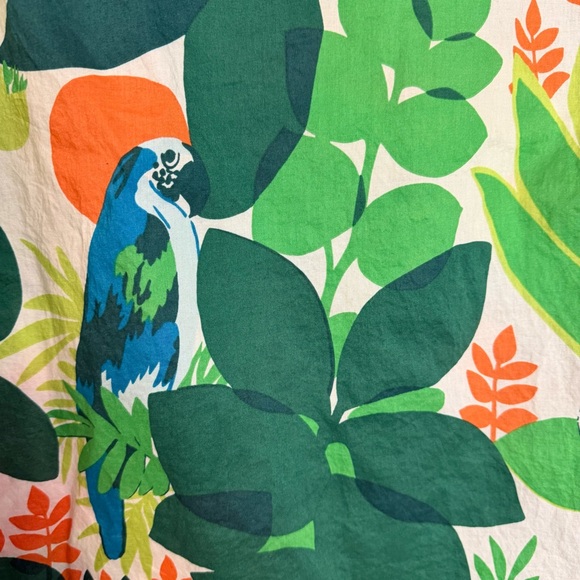 Boden Green Multicolor Tropical Print Tunic - Picture 3 of 4